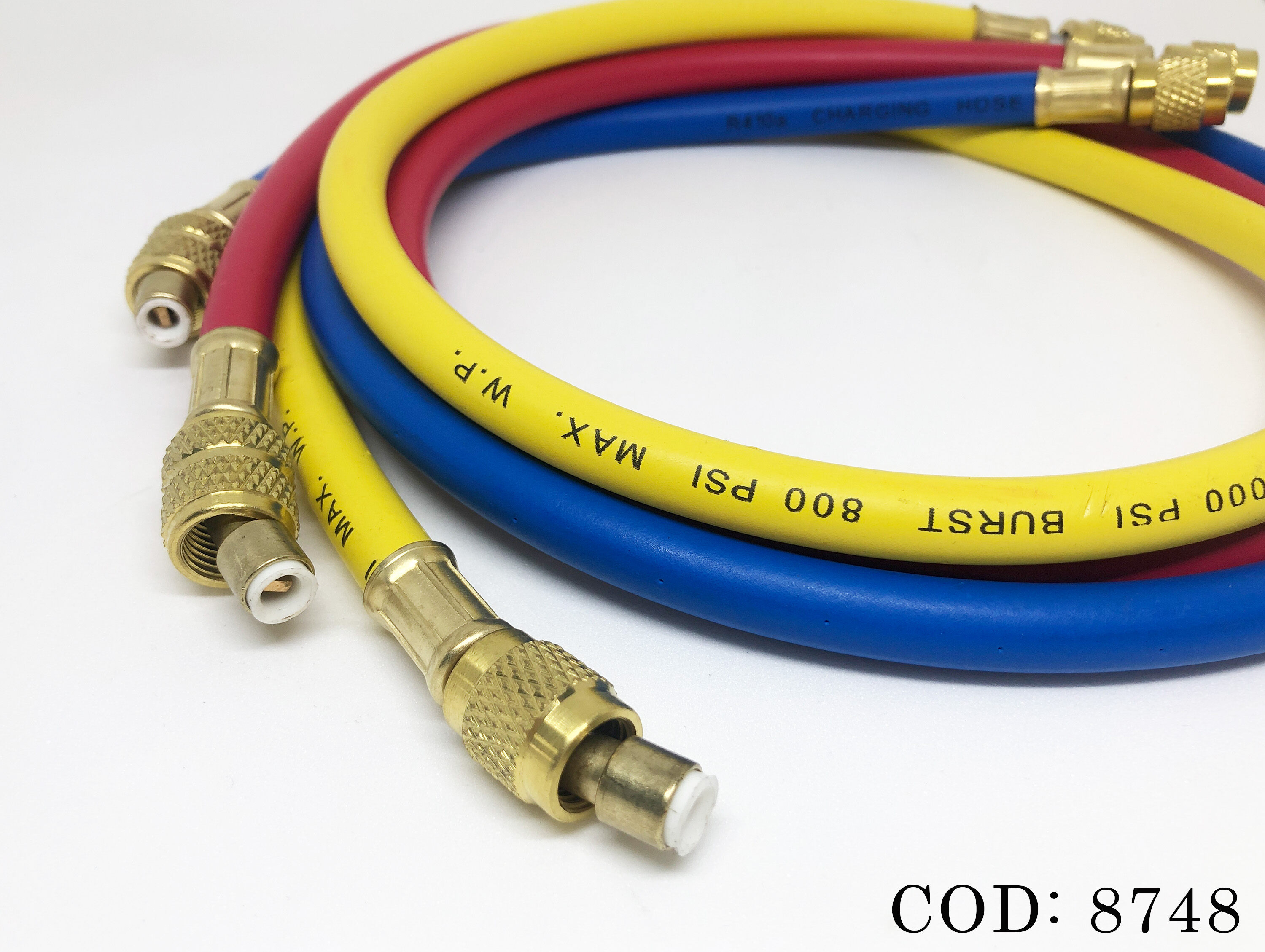 MANGUERA PARA MANIFOLD 90 CM R410 JUEGO X 3 UNIDADES - Service Italia